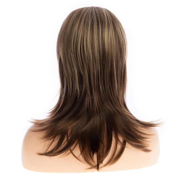 Stylish Brown and Blonde Women's Wig - Picture 5 of 7